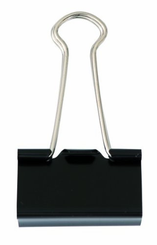Rico – Binder Clips 41 mm. schwarz, 2 Stück