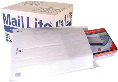 Mail Lite White Bubble Lined Bags K/7 350 x 470mm - Box of 50