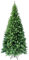 RS Trade Slim 1101 Colorado-Mix 210 cm hochwertiger, künstlicher PVC Weihnachtsbaum, schwer entflammbar, mit Metallständer, Minutenschneller Aufbau mit Klappsystem, ca. 872 Spitzen