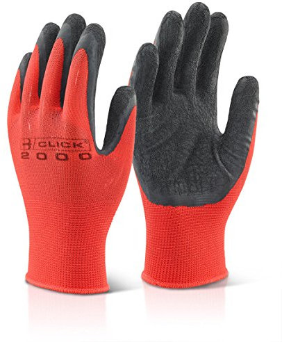 Mehrzweck-Latex Poly Handschuh schwarz XL