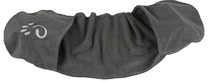 Mountain Paws Super Absorbent Microfibre Dog Towel | For Wet & Muddy Dogs | Size: 80cm x 23cm | Machine Washable & Dryable