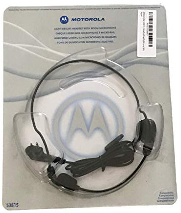 Motorola 538715 - Cuffie con cuscinetto per radio CLS, RDX, XTN, serie AX