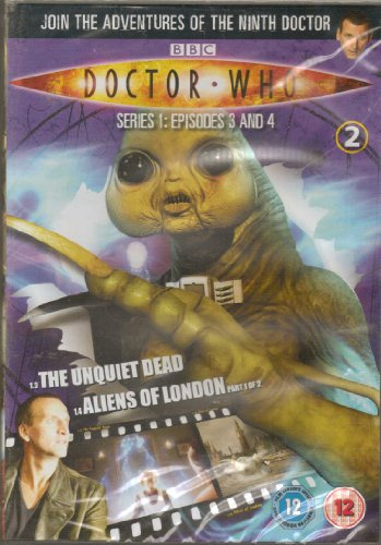 Doctor Who Dvd Files #2 - Series 1 Episodes 3 & 4 - The Unquiet Dead & Aliens Of London Part 1 of 2 - DVD ONLY