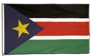 Flaggenfritze Fahne/Flagge Südsudan + gratis Sticker