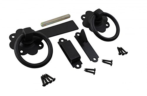 Floral Gate Latch Heavy Duty Wrought Iron 5 W | Renovator's Supply