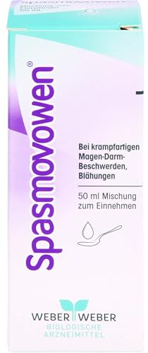 Spasmovowen Mischung bei krampfartigen Magen-Darm-Beschwerden, Blähungen, 50 ml Lösung