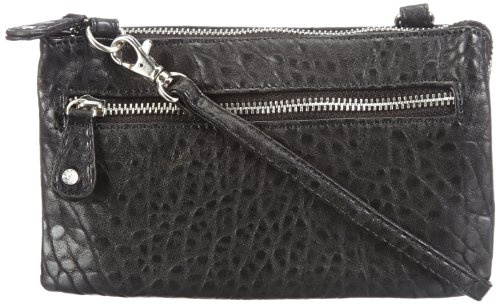 PIECES DAGNA CROSS OVER BAG 17051603, Damen Umhängetaschen, Schwarz (Black), 20x12x4 cm (B x H x T)