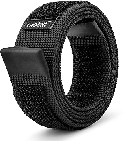 Loopbelt Anti-Scratch Reversible Mesh Belt with Rubber Coated Tips and Advanced H&L Fasteners