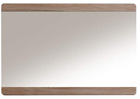 trendteam smart living - Wandspiegel Spiegel - Badezimmer - Malea - Aufbaumaß (BxHxT) 65 x 70 x 4 cm - Farbe Eiche San Remo Hell - 132440190