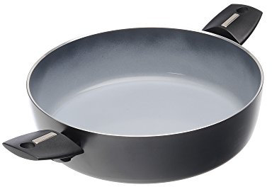 Moneta Azul Finegres - Olla de aluminio con 2 asas de color Gris, 24 cm