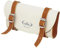 MONTEGRAPPA Borsello Borsa sottosella in Simil Cuoio - 100% Made in Italy - Panna/Marrone (Panna)