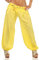 Malito - Damen Haremshose - Leichte Stoffhose aus Baumwolle - Bequeme Hippie Sommerhose für warme Tage - Aladinhose/Pumphose 3417 (Gelb)