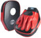 BAY® LEDER-PU Redstar linear Handpratzen Pratzen, gerade, 2 Stück, schwarz/rot, Pratzen, gerade, 2 Stück, Schlagpolster Herren Lady Frauen Damen Mädchen Kinder Schlagkissen Trainerpratzen Schlagpratzen Schlagmitts Mitt Mitts Coachingpratzen Kickboxen Karate Taekwondo Muay Thai Thaiboxen Tae Kwon Do Handschlagpolster 2er Set