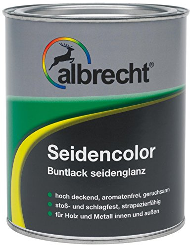 Albrecht Seidencolor Buntlack seidenglanz 2,5 L, weiß, 3400505850901002500