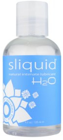Sliquid Naturals H20 Waterbased Lubricant-125ml
