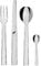 Alessi Santiago DC05S24 - Servizio di Posate di Design in Acciaio Inox, 24 Pezzi, Lucido