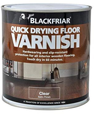 Blackfriar BKFDTFVS1L Duratough Floor Varnish, 1 Litre, Satin