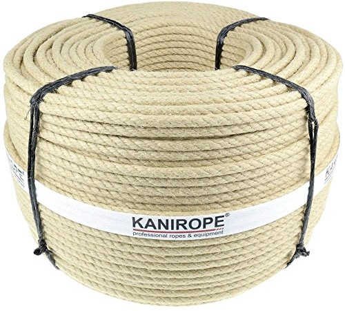 Corde Cordage en chanvre synthétique 6mm 220m toronné Catégorie A