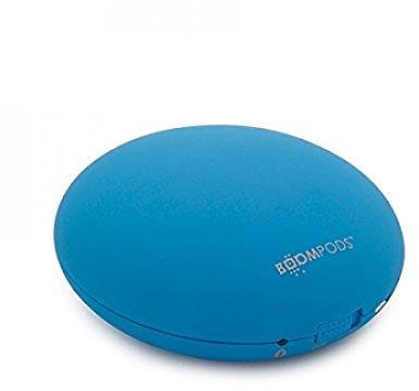 BOOMPODS DownDraft - Altavoz portátil (3 W, Bluetooth, 3.5 mm), azul