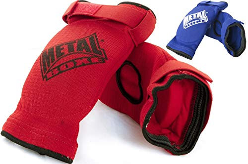 METAL BOXE Mixte Coudières Coudi re pour Enfant, Rouge, Junior EU