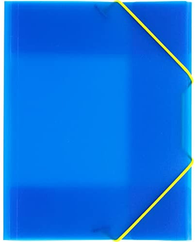 Grafoplás Carpeta A5 Gomas y Solapas, Azul