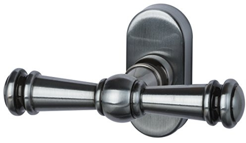 Alpertec Fenstergriff Mount Blance Ganzolive Messing Stahlgrau gefärbt Stiftlänge 40 mm Fensterbeschlag, 32872440K1