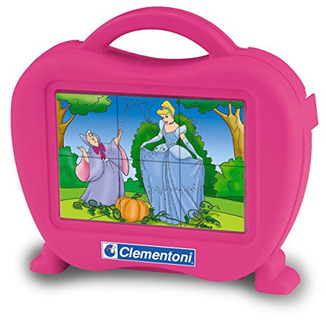 Clementoni 40637.1 - Baby- Würfelpuzzle - 6er Würfel Aschenputtel
