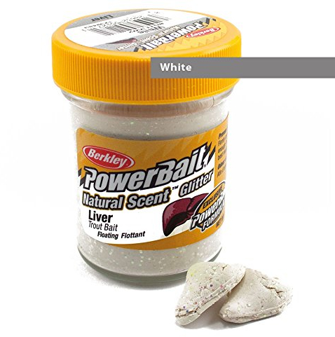 Berkley Paste für Forelle Forellenpaste PowerBait Natural Liver Scent White 50 g Liver White See Tremarella