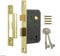 Era 473-31 2.5-inch/ 64mm 3 Lever Sashlock - Brass Effect
