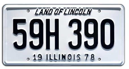 Celebrity Machines Halloween | 59H 390 | Metal Stamped License Plate