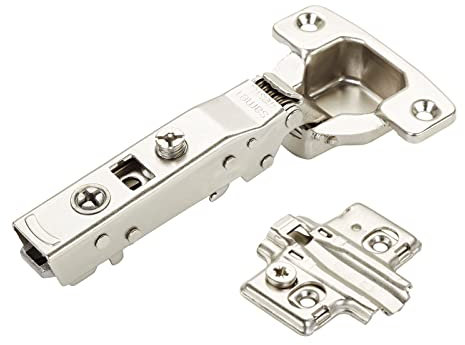 Topfband MASTER T52 Eckanschlag 110° mit Dämpfer und Kreuzplatte mit Exzenterverstellung von SOTECH