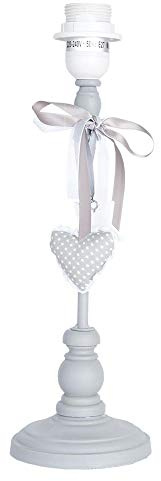 Clayre & Eef 6LMP341 Tischlampe Stehlampe Lampenfuß ca. 23 x 23 x 46 cm