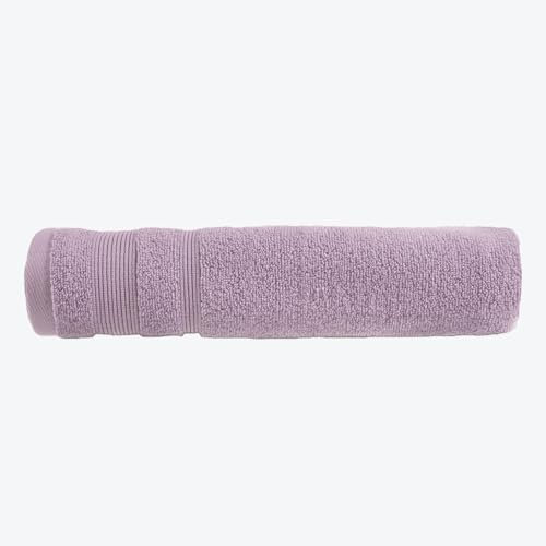 Allure Zero Twist Bath Sheet, Extra Large Bath Towel, 100 x 150cm, 100% Egyptian Cotton (Heather)