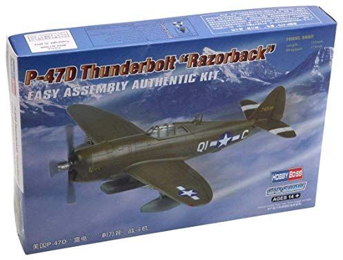 Hobby Boss 80283 Modellbausatz P-47D Thunderbolt Razorback, Braun