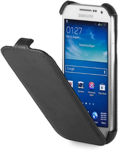 STILGUT - SlimCase kompatibel mit Samsung Galaxy S4 Mini (i9195) in Schwarz