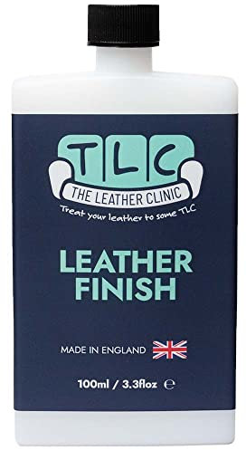 The Leather Clinic Leather Finish Sealant | Scratch Resistant, Waterproof Top Coat for Furniture, Sofas, Car Seats & More (Matt, 100ml)