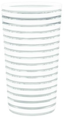 zak! Trinkbecher Swirl 360ml in weiß, Kunststoff, 45x20x15 cm