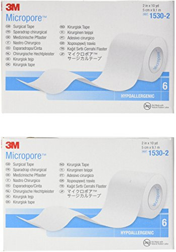 3M 2 X Medical Tape MicroporeTM Paper 2 Inch X 10 Yards, 6 Per Box