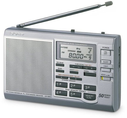 Sony ICF-SW 35 Weltempfänger Silber