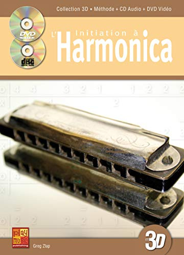 Initiation à l'Harmonica en 3D. Comprend CD + DVD