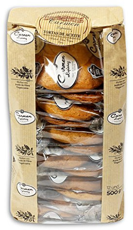 Torta De Aceite Carmen Lupiañez 500 G - Paquete 12 Uds