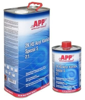 APP 2K HS ACRYL KLARLACK SPEZIAL S ( Kratzfest 2:1 ) 5 Liter 020110