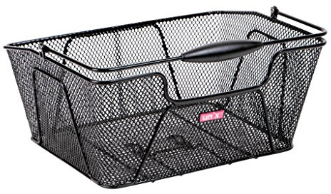 Proline Remio Hinterradkorb, schwarz, 40 x 30 x 17 cm