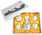 lachineuse - Service à Saké Fleurs de Cerisier Blanc - Avec 4 Bols & Carafe - Verres à Saké Japonais - Coffret Cadeau Vaisselle Asiatique - Service Saké Porcelaine Japon - Idée Cadeau - Blanc