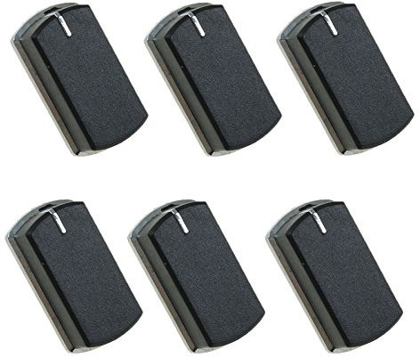 First4Spares Replacement Oven Control Knob for Belling Cookers Ovens - Black/Chrome - Pack of 6