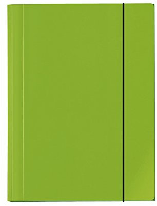 VELOFLEX 4432341 - Sammelmappe Velocolor, DIN A3, Eckspannermappe, Ordnungsmappe, Zeichenmappe, hellgrün, 1 Stück