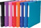 Exacompta 5960E 8er Pack Sammelbox OPAK 25mm mit Gummizug aus blickdichtem Kunststoff für DIN A4 Archivbox Heftbox Zeichenbox Sammelmappe farbig sortiert