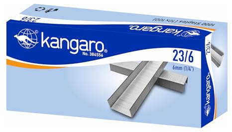 Kangaro Heftklammern Heavy Duty 23/6, 6mm shank