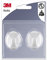 3M 95345 Gancio Adesivo Forma Ovale, Bianco, M