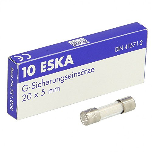 Feinsicherung 5 A mittelträge, 10 Stück Wolf, 8902433